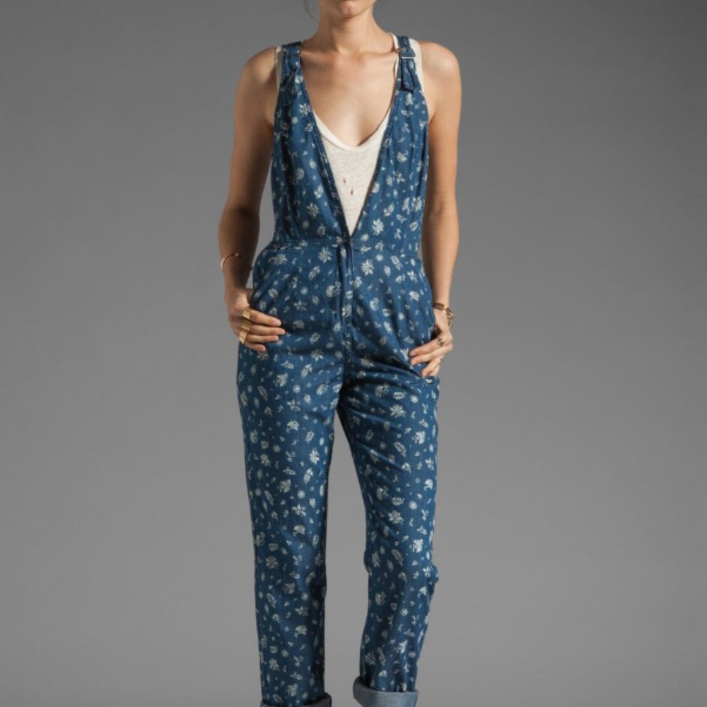 Obey Paisley Overalls. Sz 30